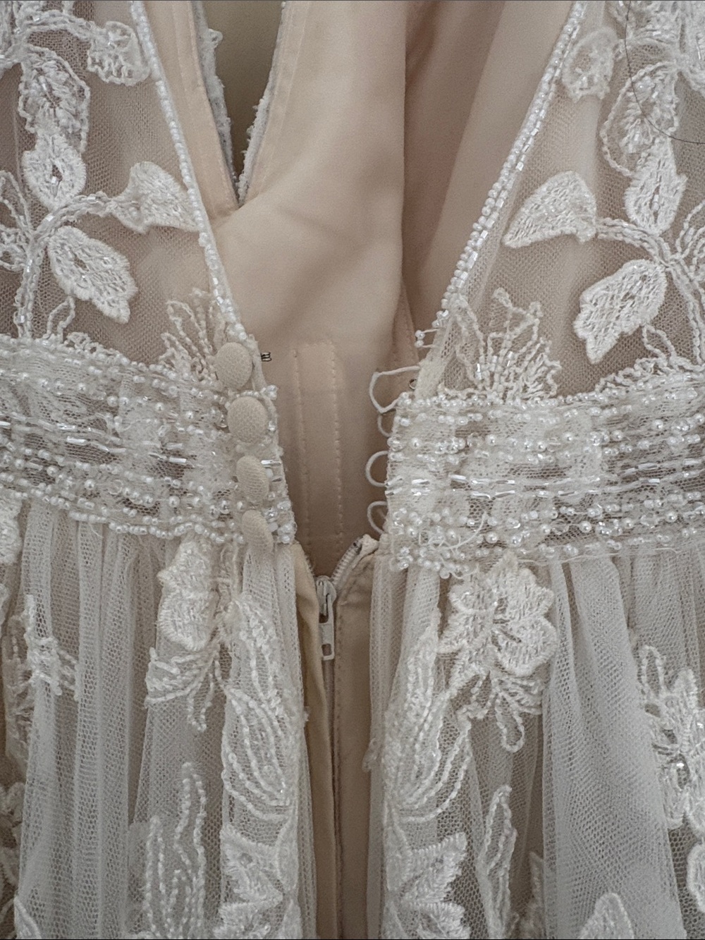 Kitty Chen V-Neck Bridal Gown - Picture 6 of 9